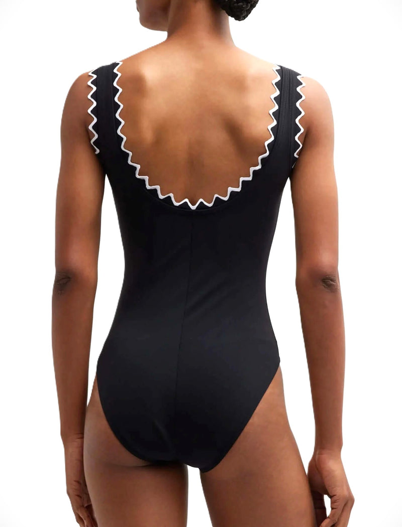 Karla Colletto Amaya Round Neck One Piece Swimsuit