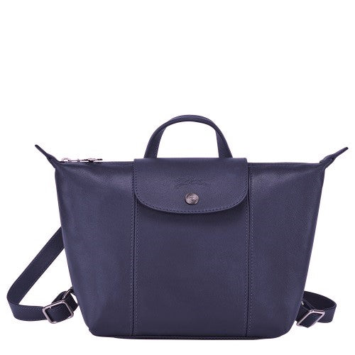 Longchamp Le Pliage Cuir Backpack with Top Handle